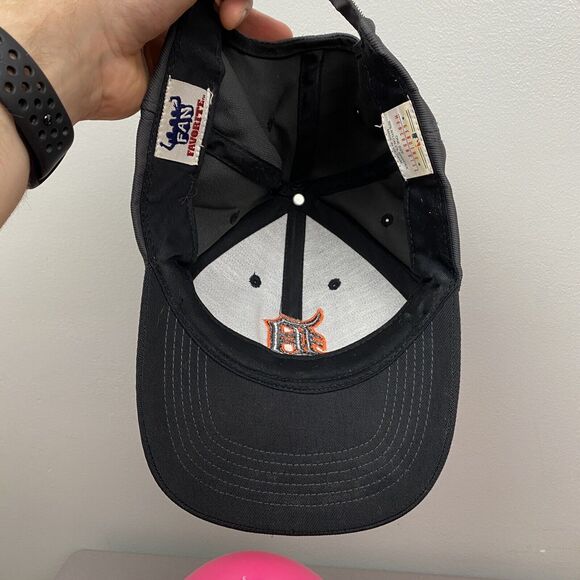 Detroit Tigers Hat MLB - Fan Favorite Black and Orange Nylon Spandex Adjustable - Picture 6 of 11